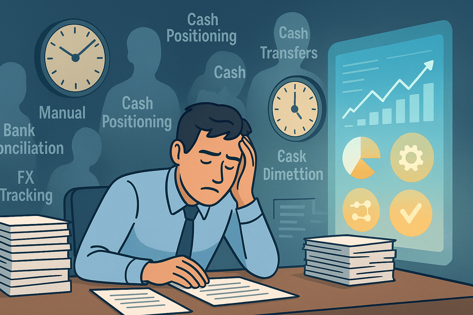 5 Treasury Tasks That Waste 10+ Hours Per Week (And How to Fix Them)