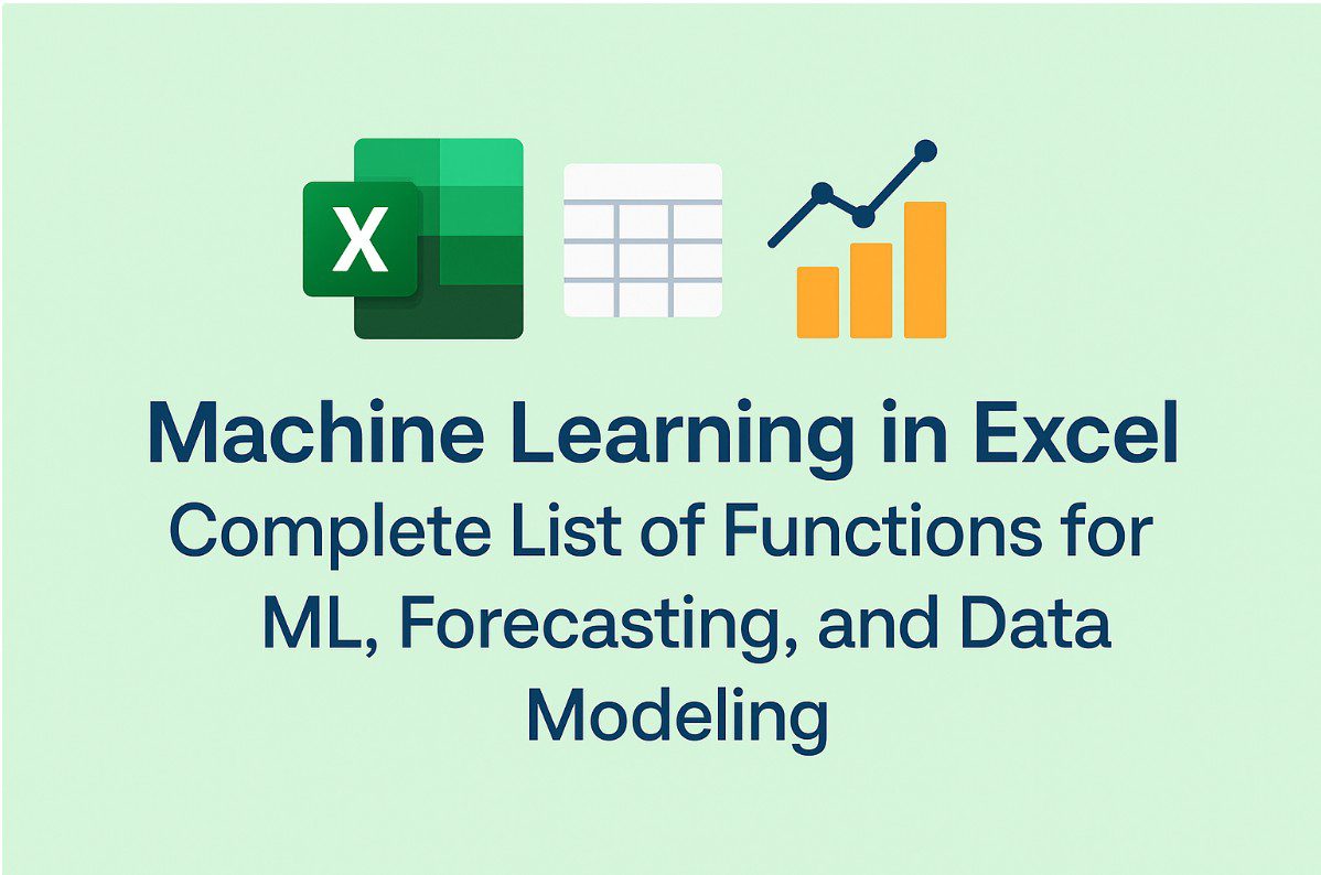 Machine Learning in Excel Part 2